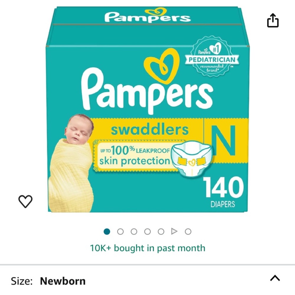 Diapers Newborn NEW